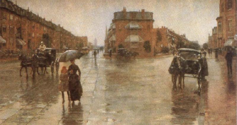 Childe Hassam Rainy Day oil painting picture